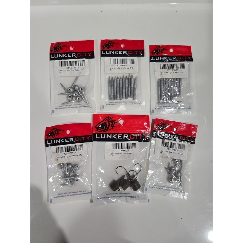 Lot‎ Of Lunker City Assorted Fishing Baits